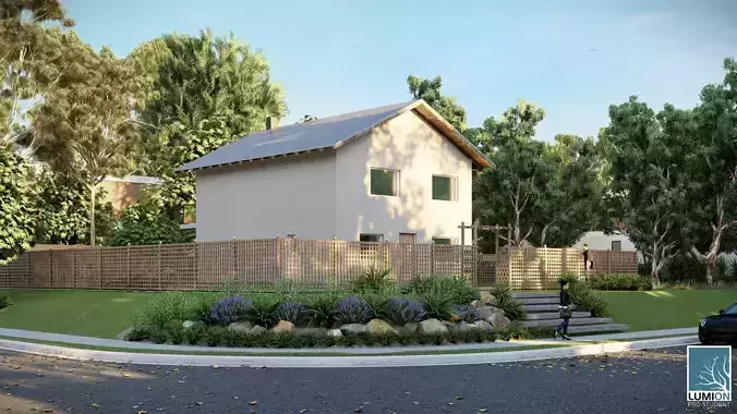 Modern House 011 3D model
