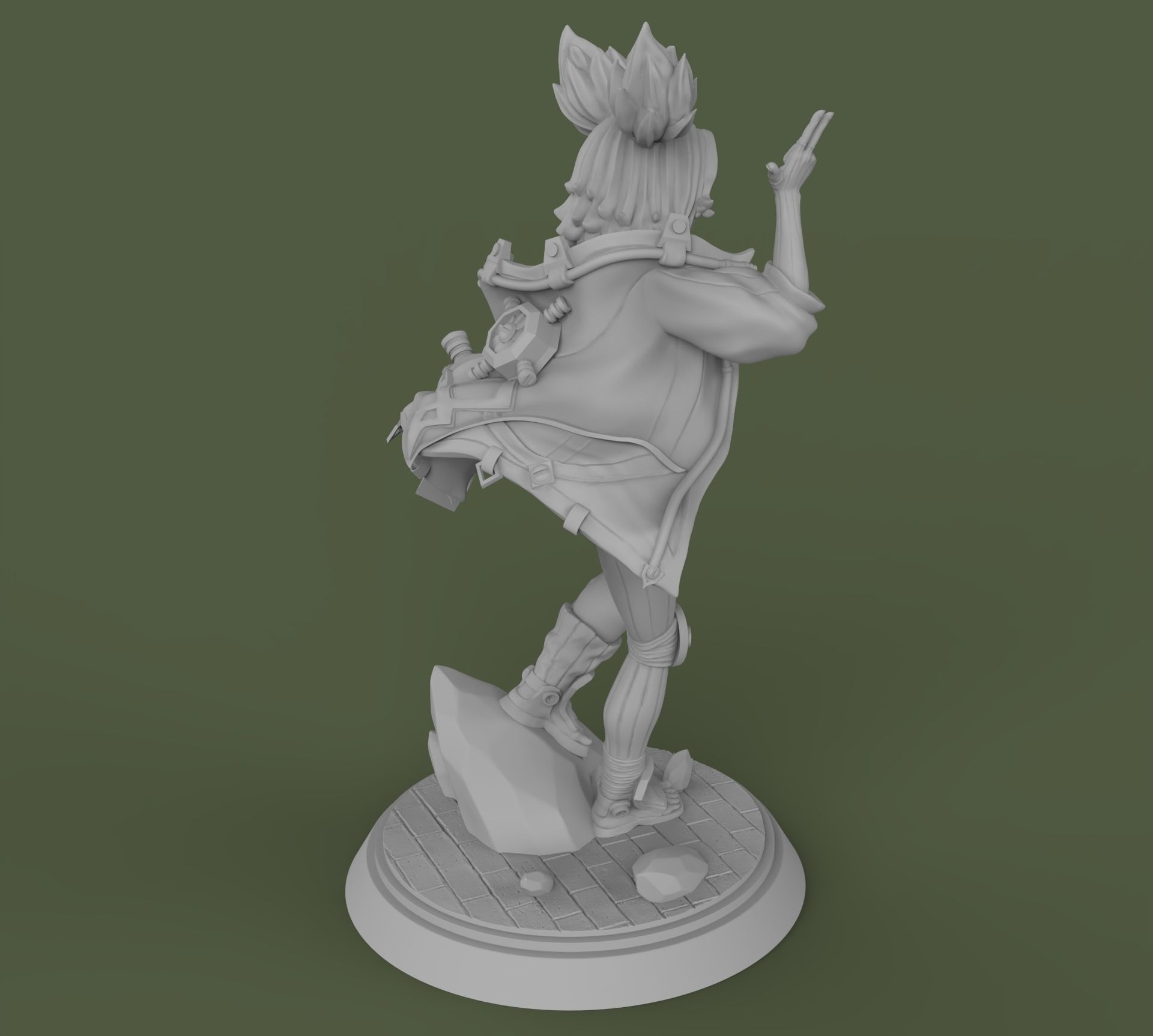 Zeri League of Legends 3D print model_5