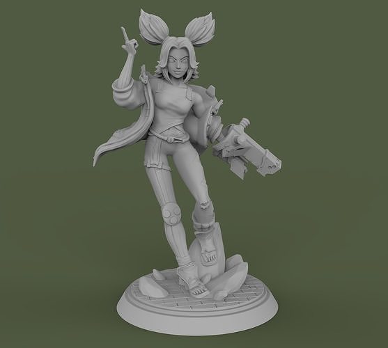 Zeri League of Legends 3D print model