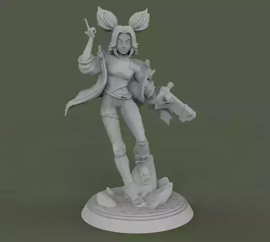 Zeri League of Legends 3D print model