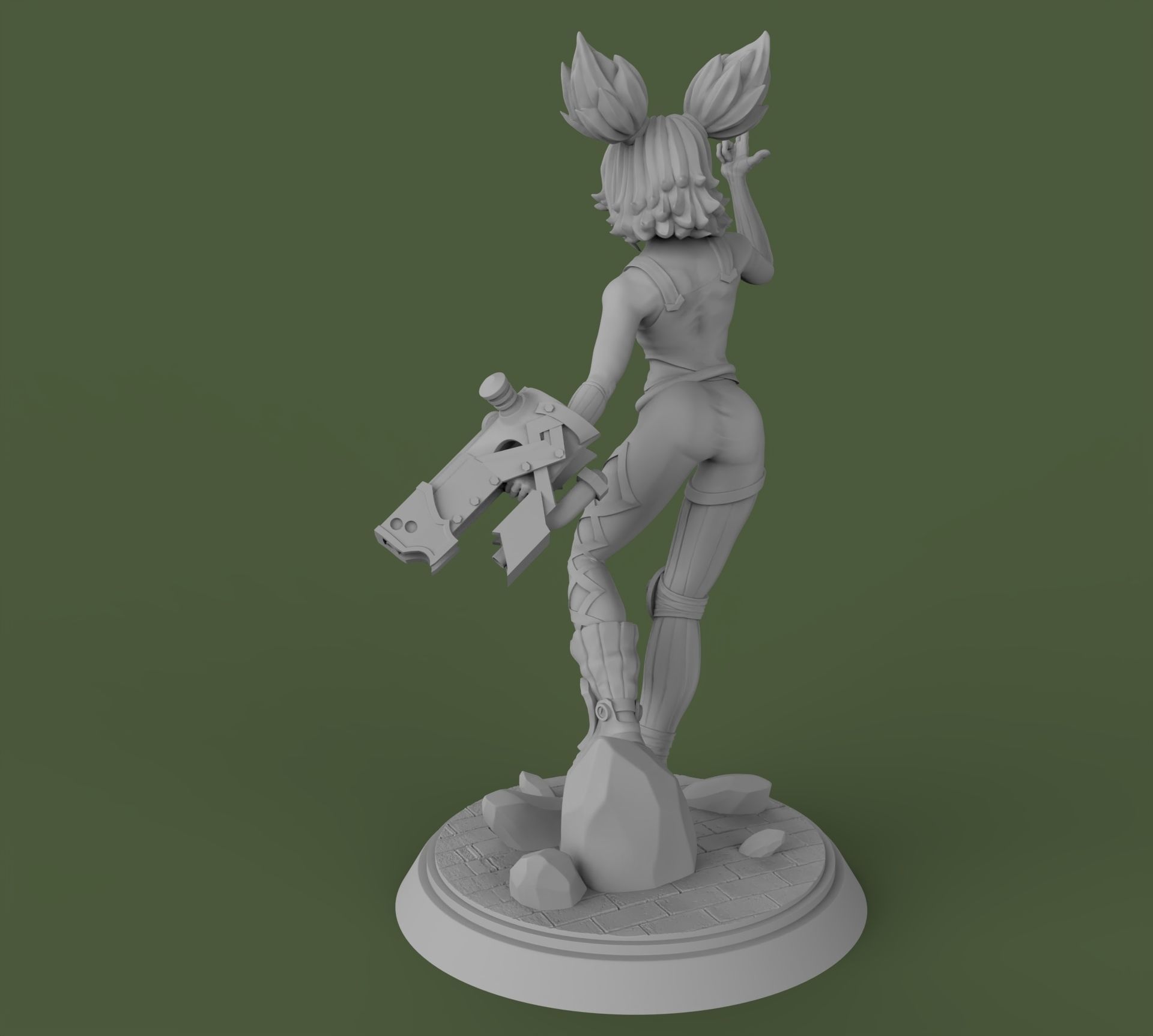 Zeri League of Legends 3D print model_15