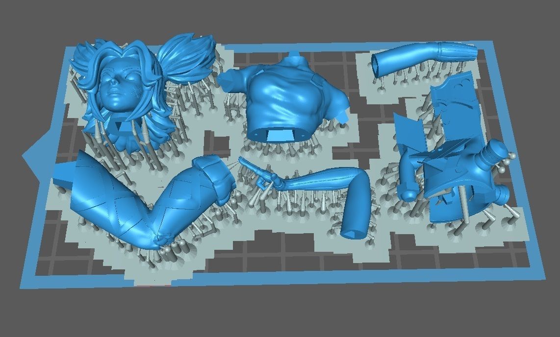 Zeri League of Legends 3D print model_20