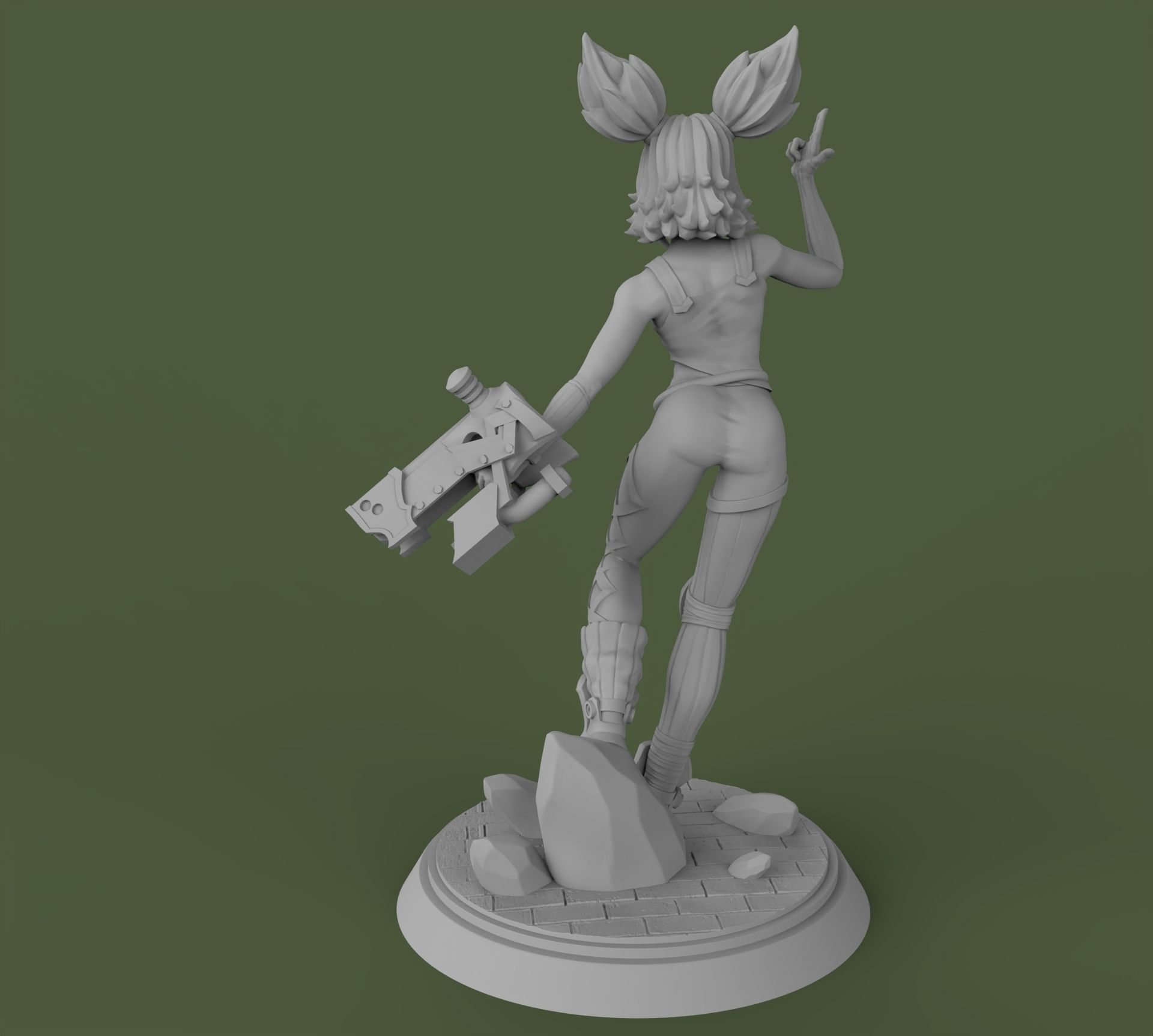 Zeri League of Legends 3D print model_14