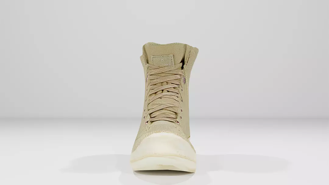 Boots combat boot Low-poly 3D model_0