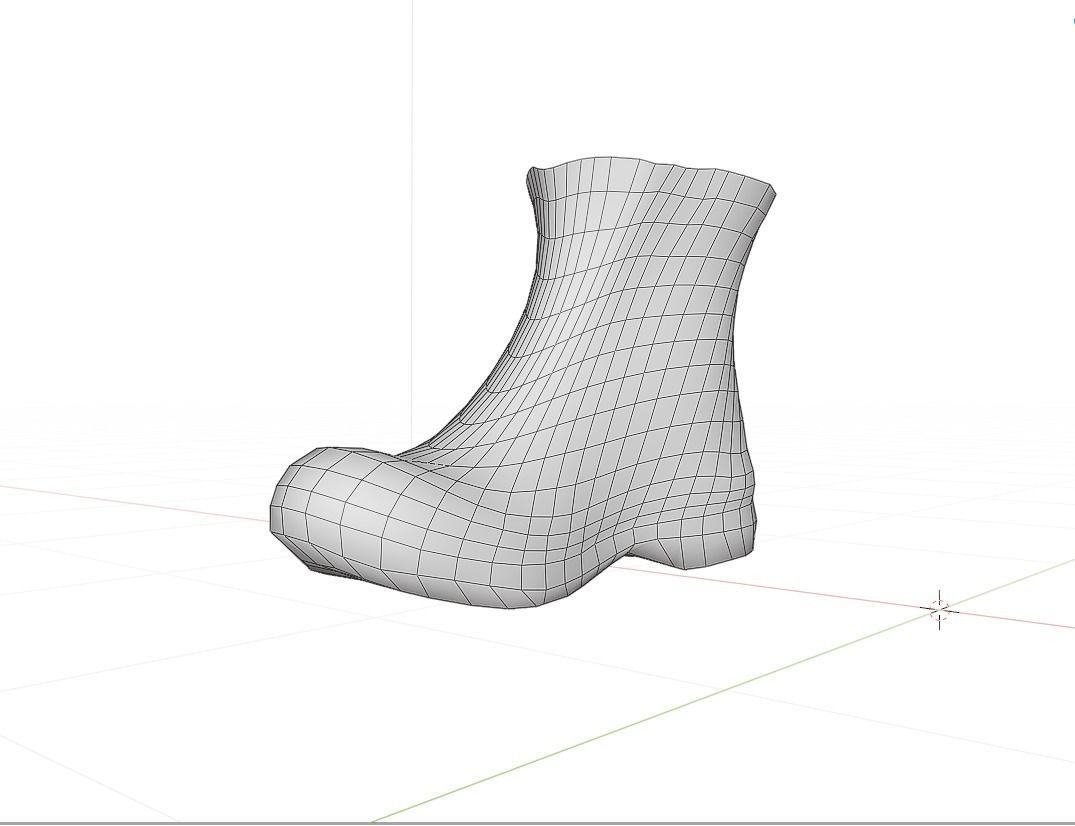 Boots combat boot Low-poly 3D model_8