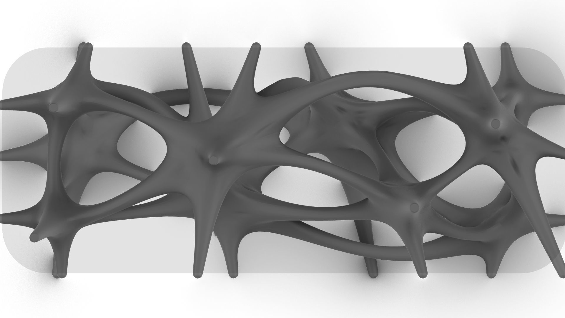 Bio Morphic Table 3D model_2