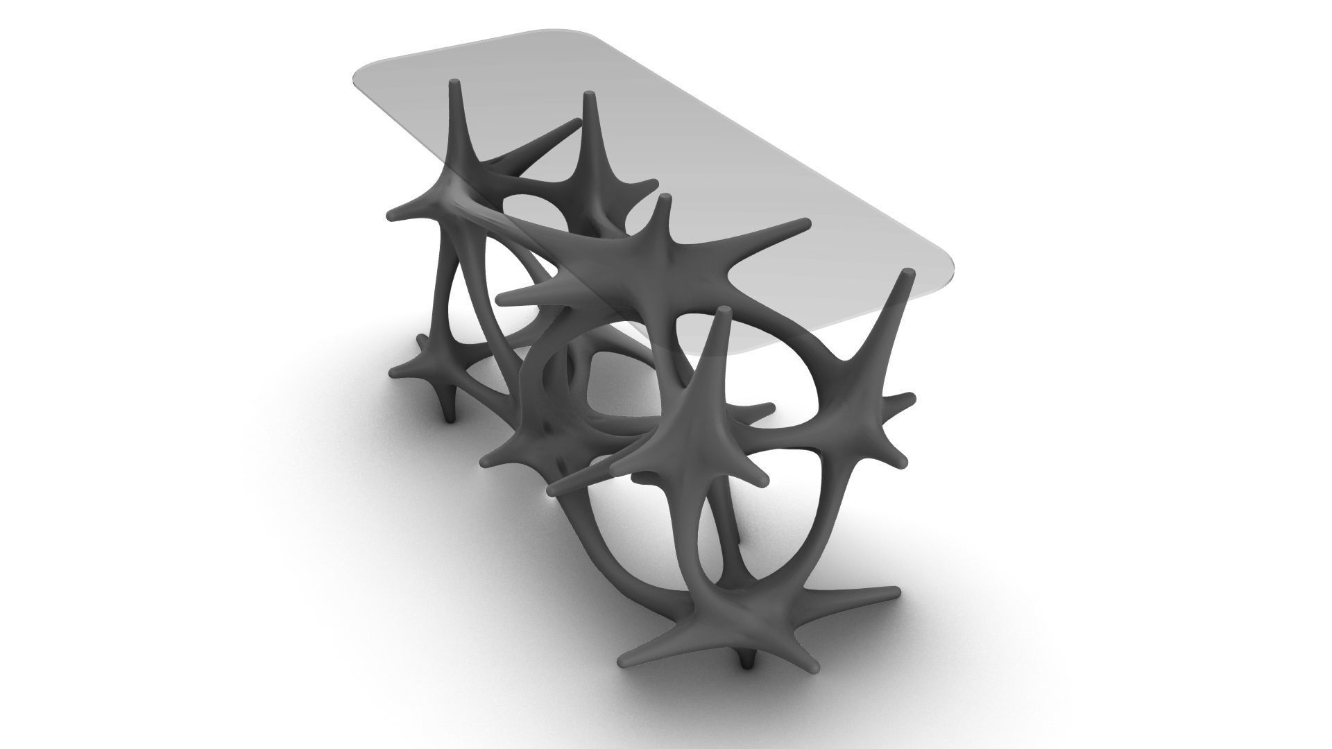 Bio Morphic Table 3D model_4