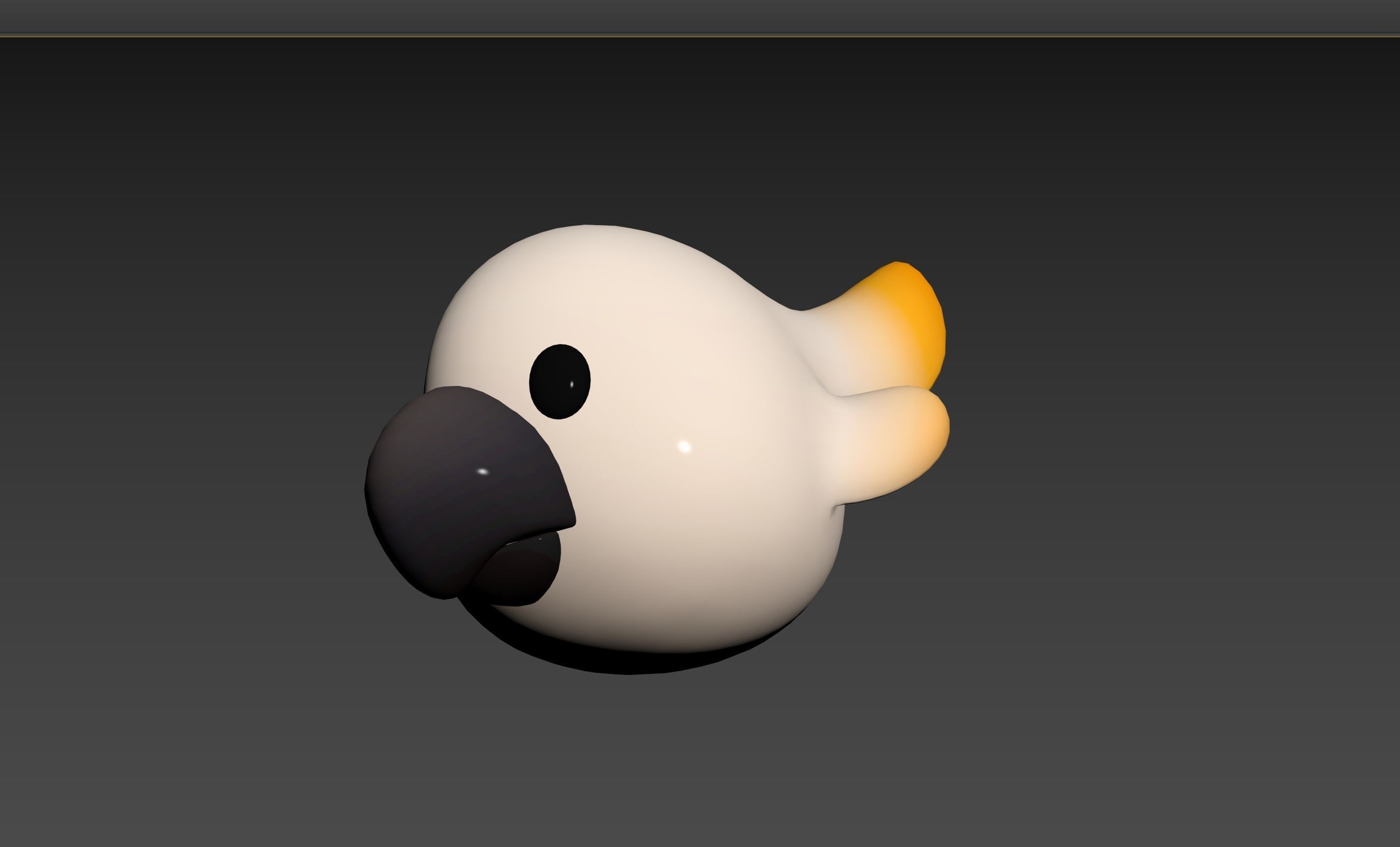 Prop167 Cockatoo Head 3D model_25