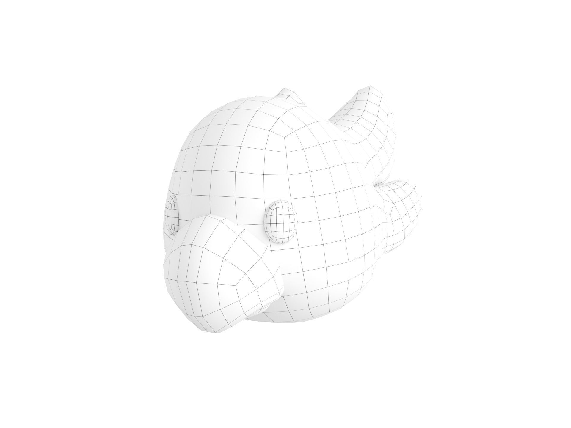 Prop167 Cockatoo Head 3D model_28