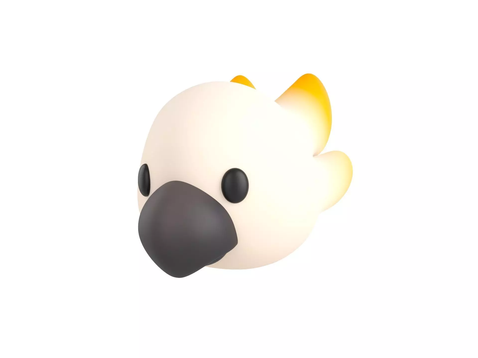 Prop167 Cockatoo Head 3D model_0