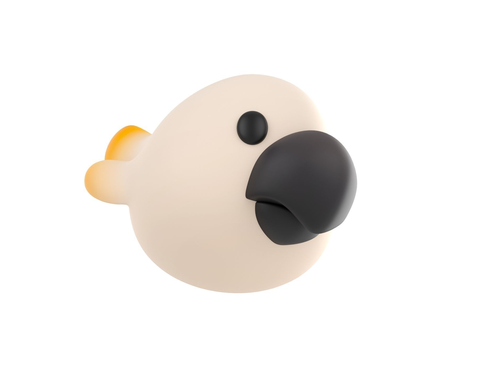 Prop167 Cockatoo Head 3D model_2