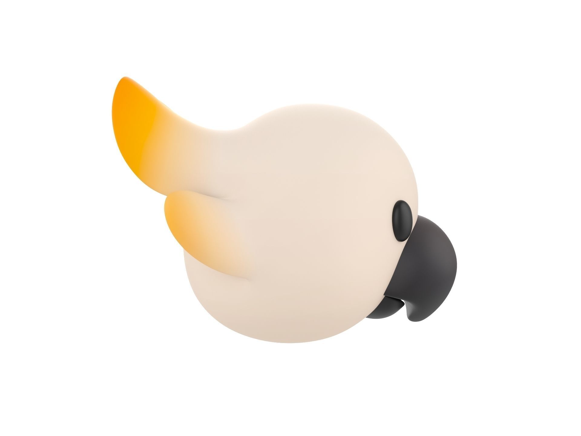 Prop167 Cockatoo Head 3D model_3