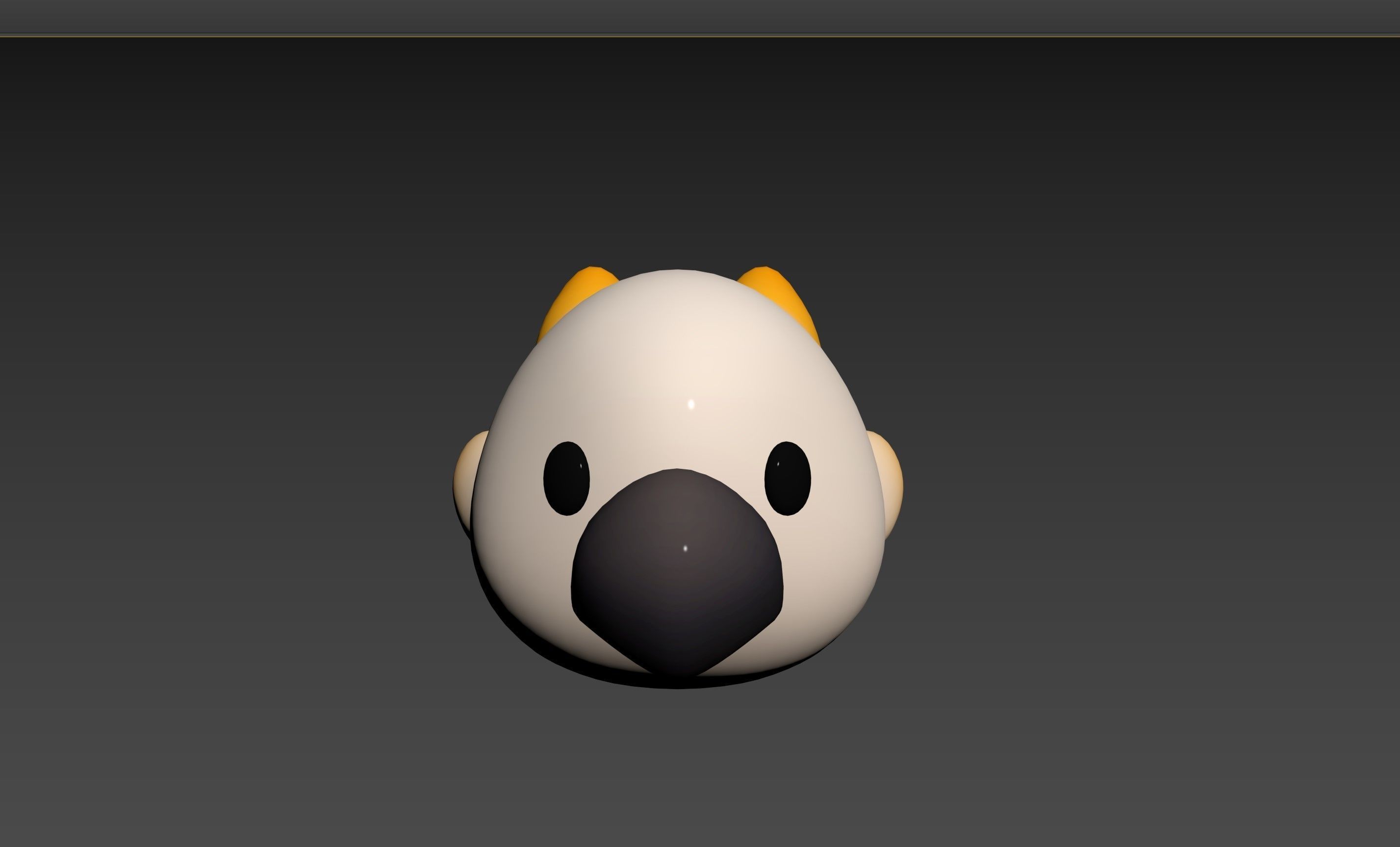 Prop167 Cockatoo Head 3D model_13