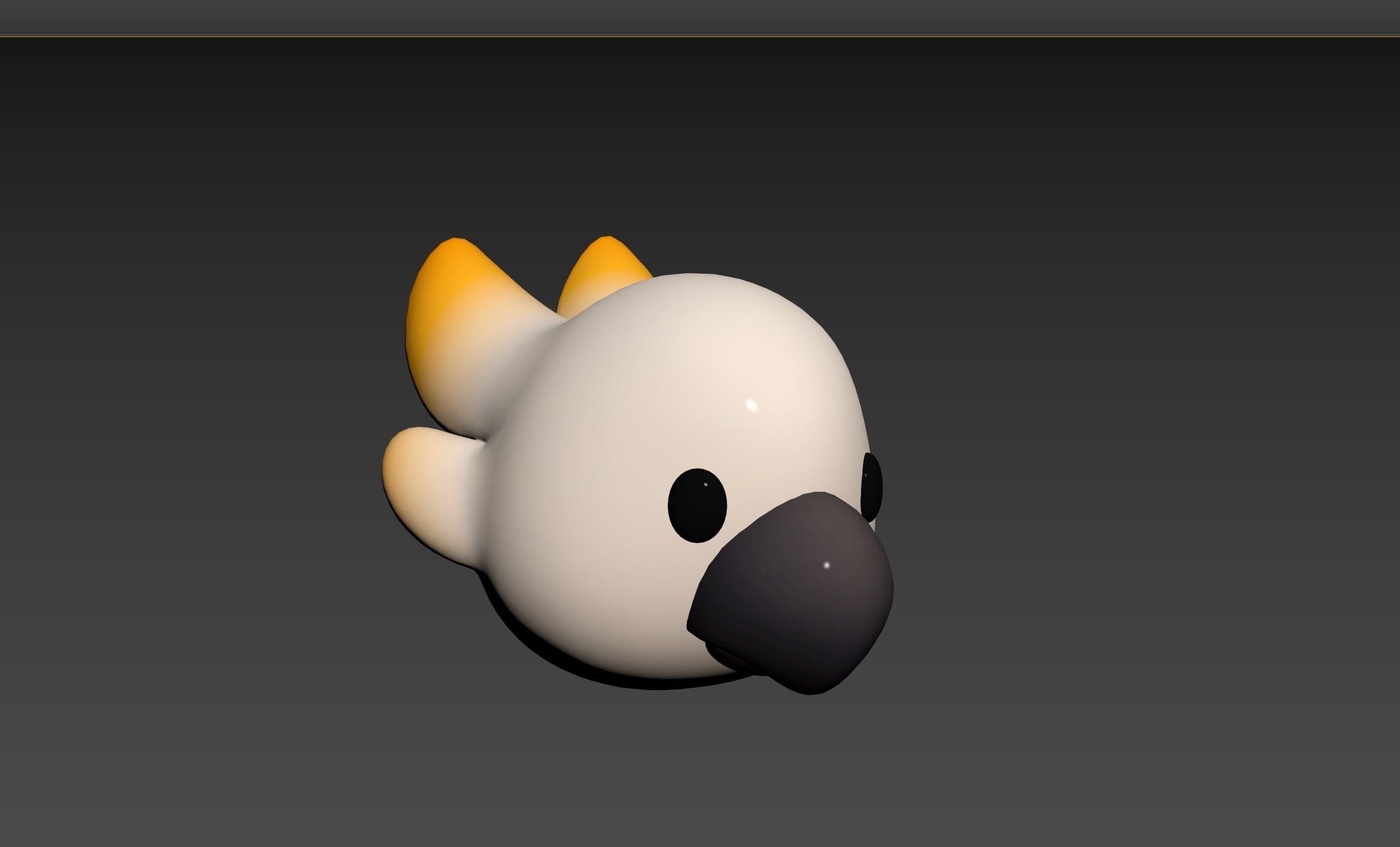 Prop167 Cockatoo Head 3D model_15