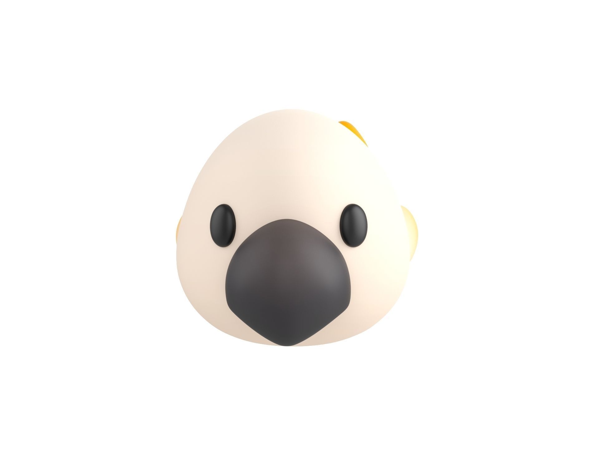 Prop167 Cockatoo Head 3D model_1