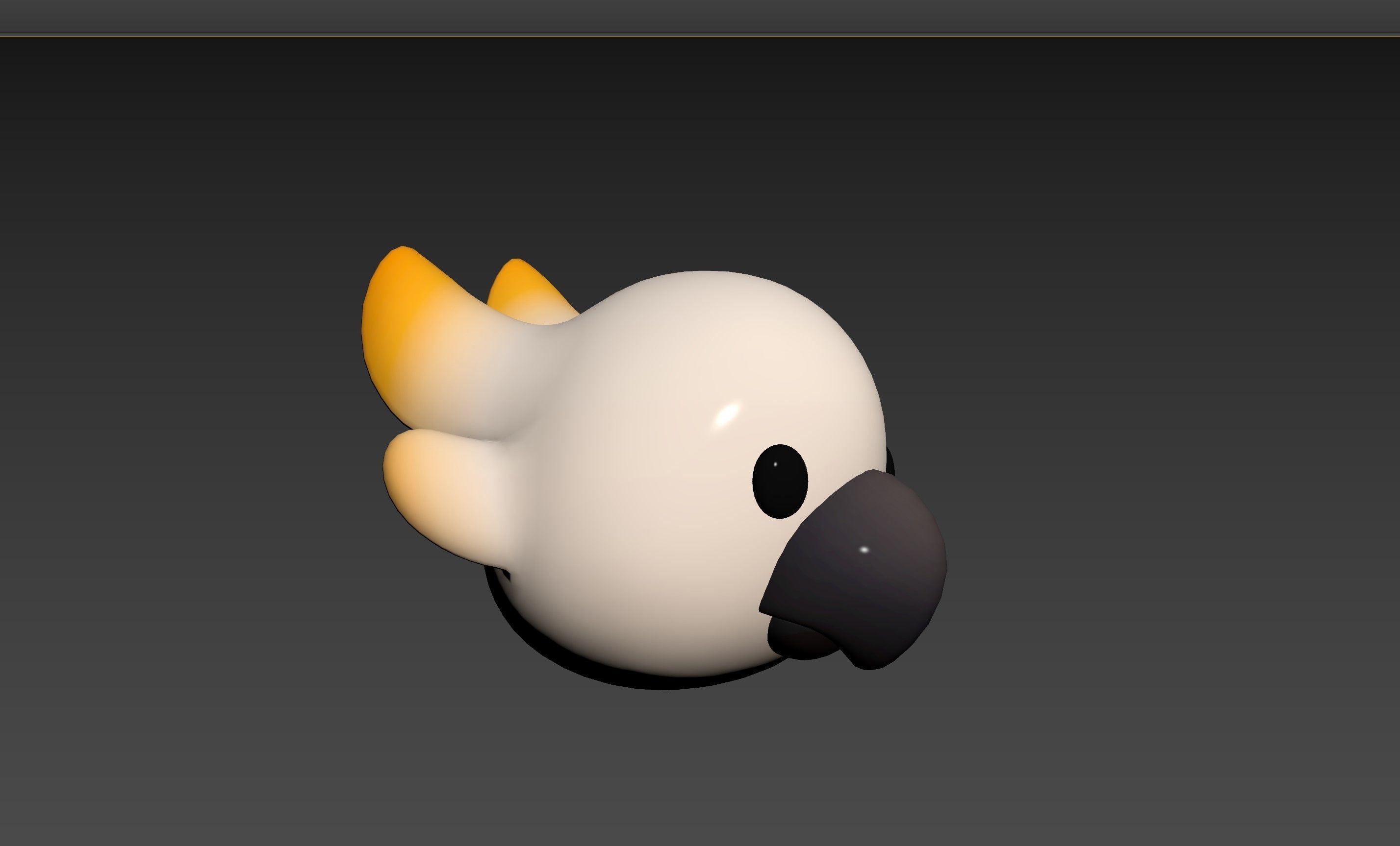 Prop167 Cockatoo Head 3D model_16