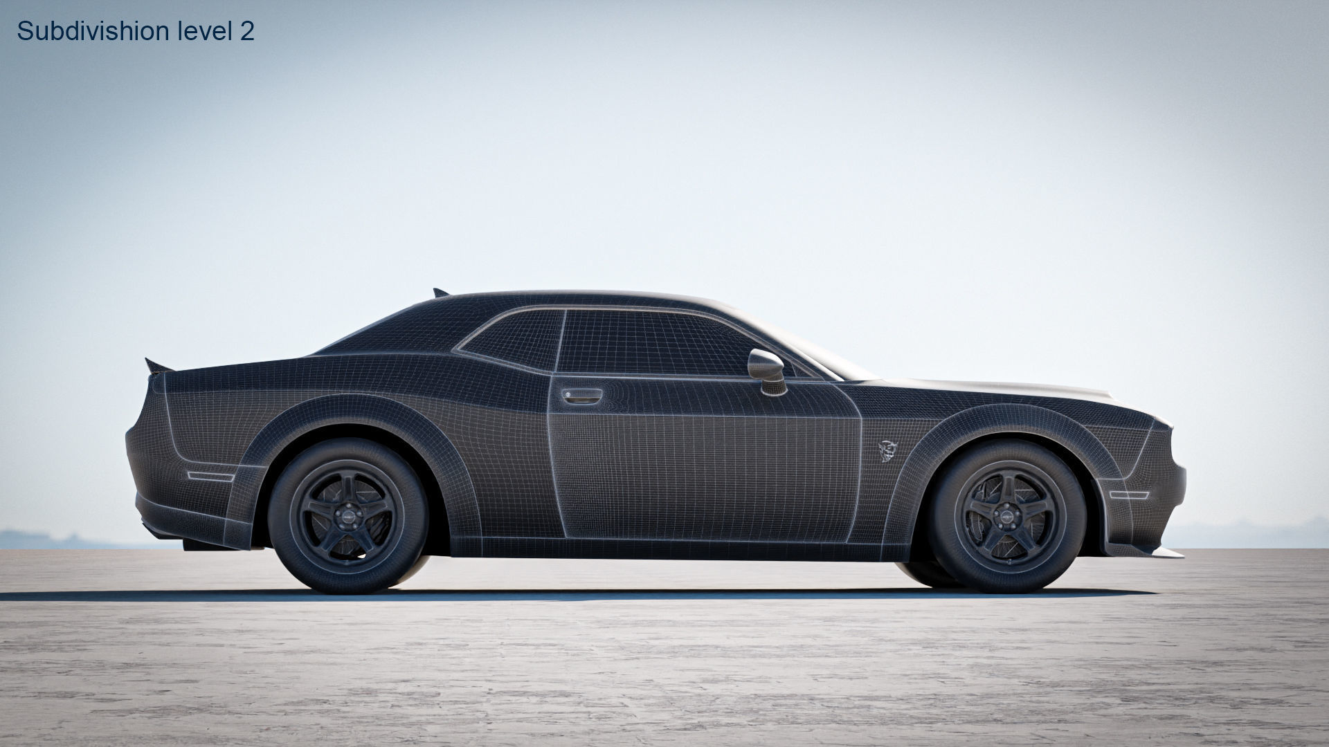 Dodge Demon 2022 3D model_36