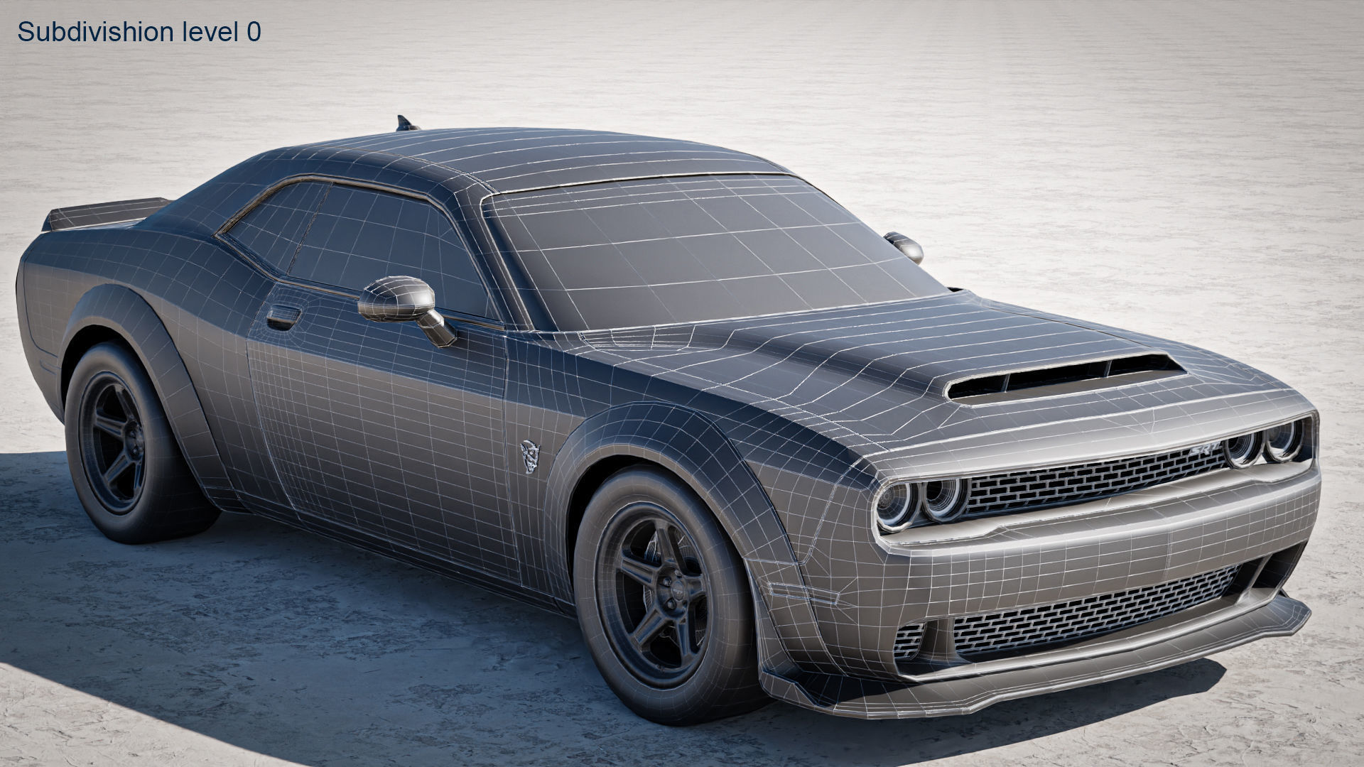 Dodge Demon 2022 3D model_26