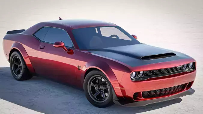 Dodge Demon 2022 3D model