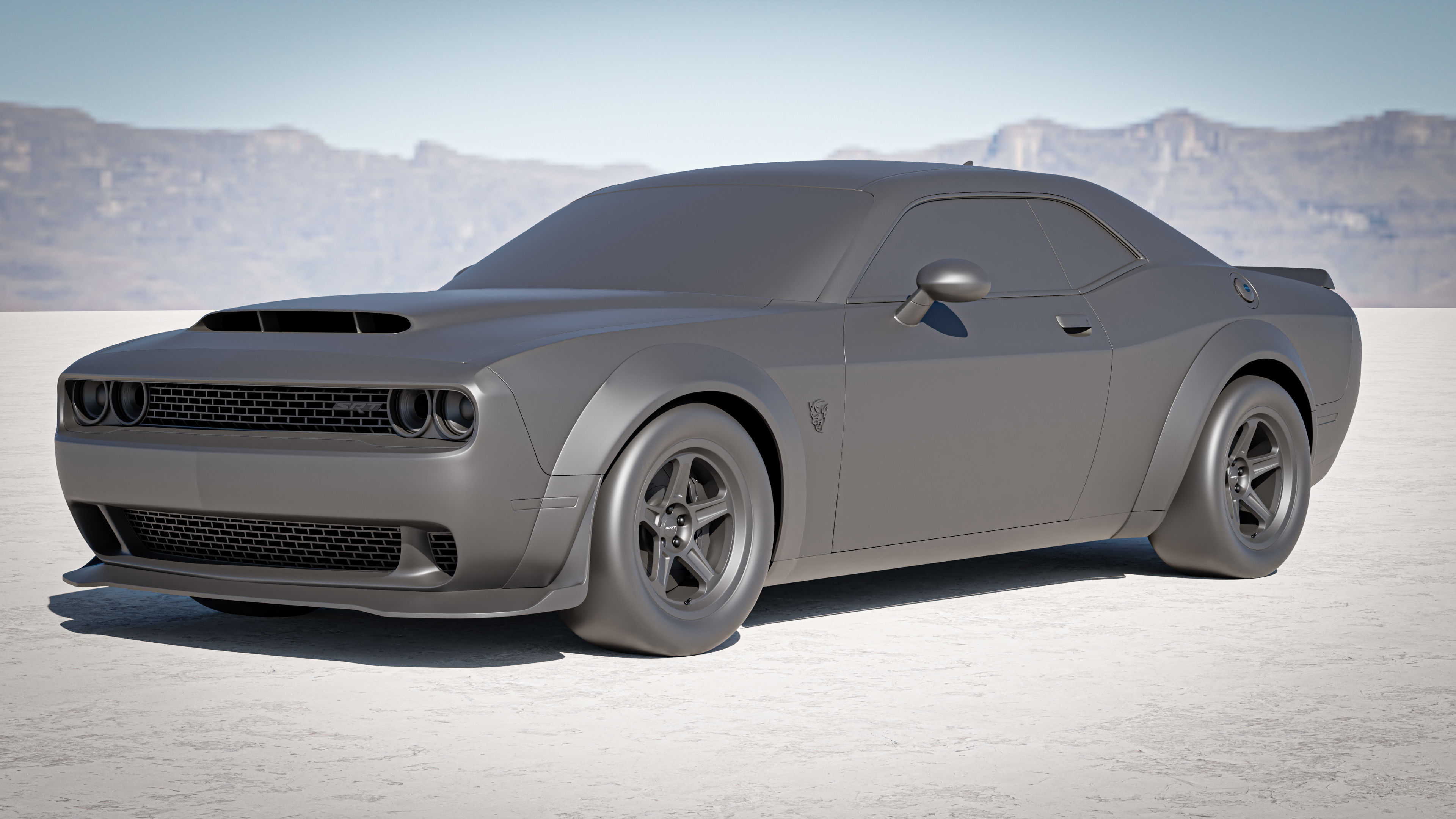 Dodge Demon 2022 3D model_13