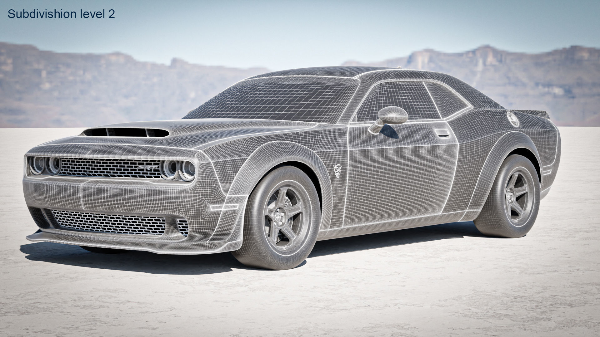 Dodge Demon 2022 3D model_27