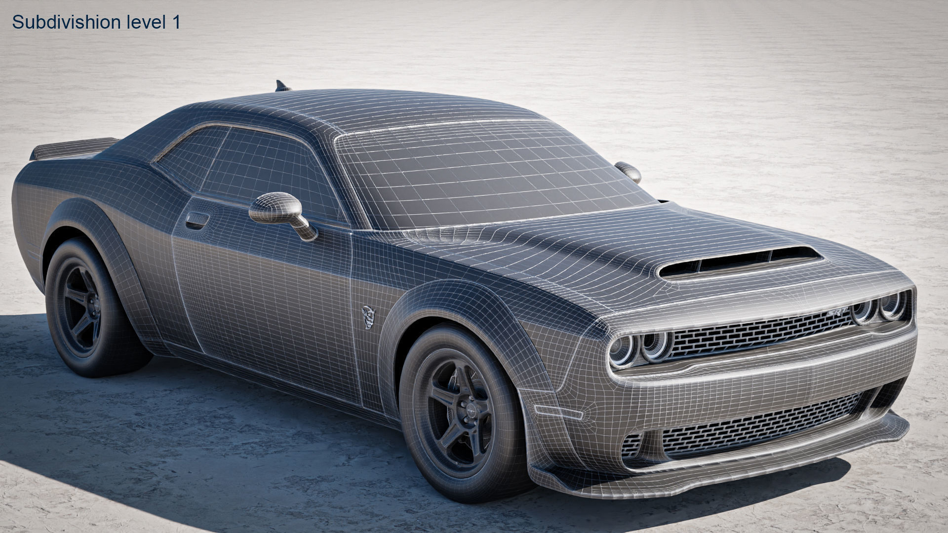 Dodge Demon 2022 3D model_25