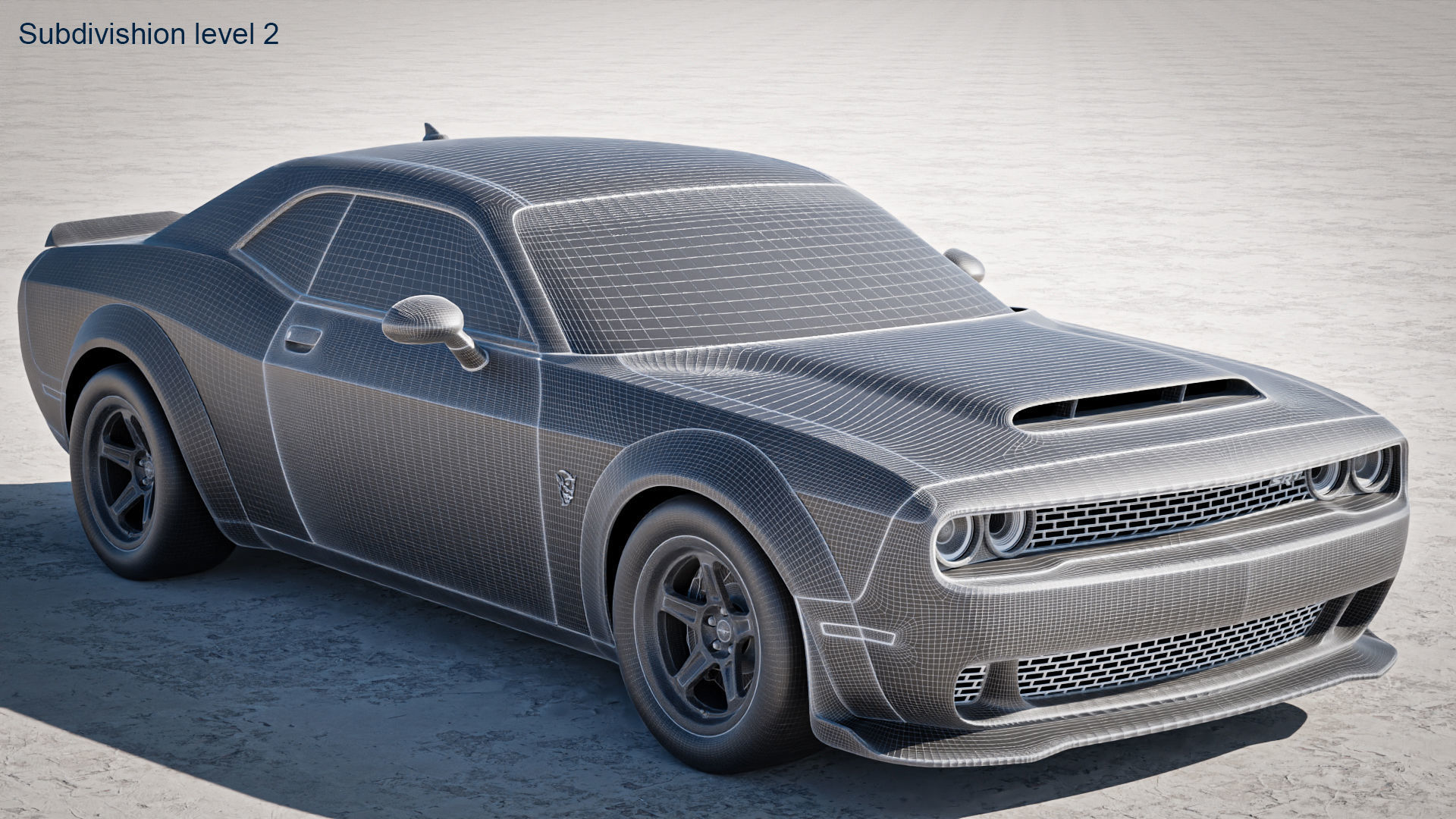 Dodge Demon 2022 3D model_24