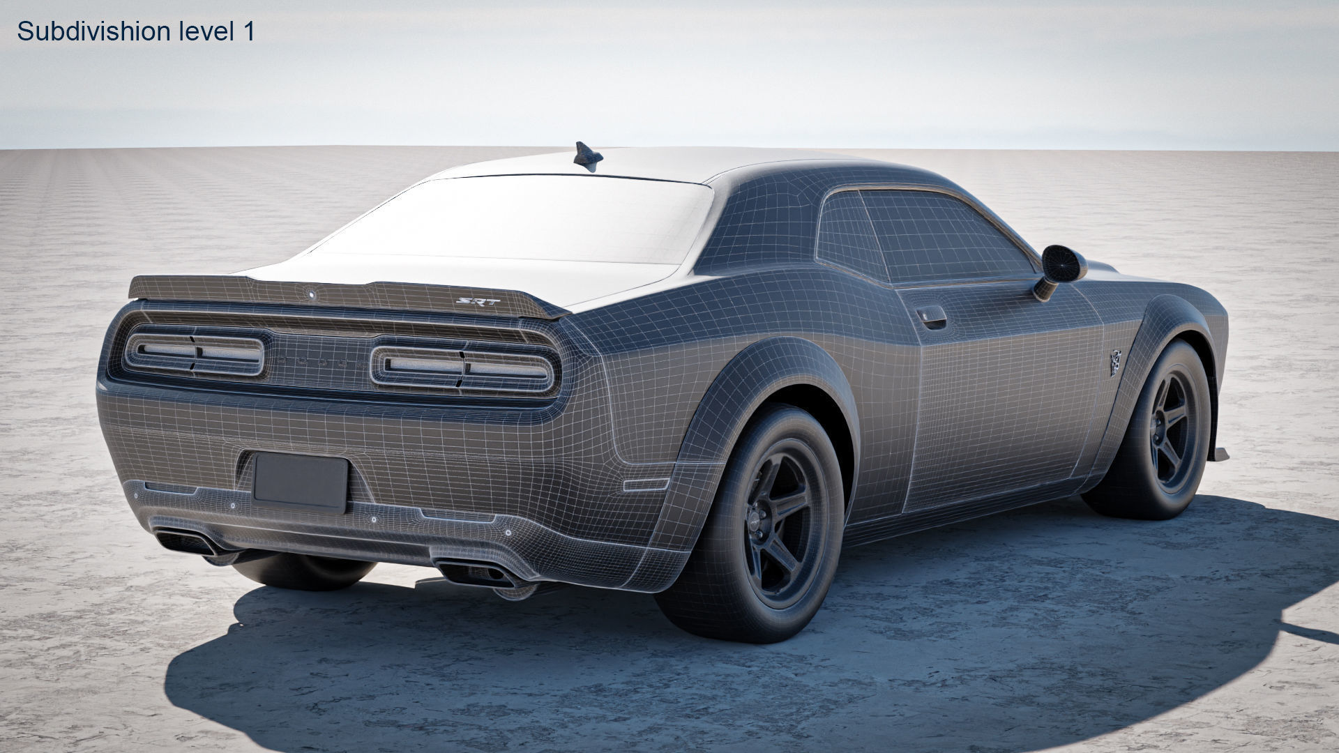 Dodge Demon 2022 3D model_31