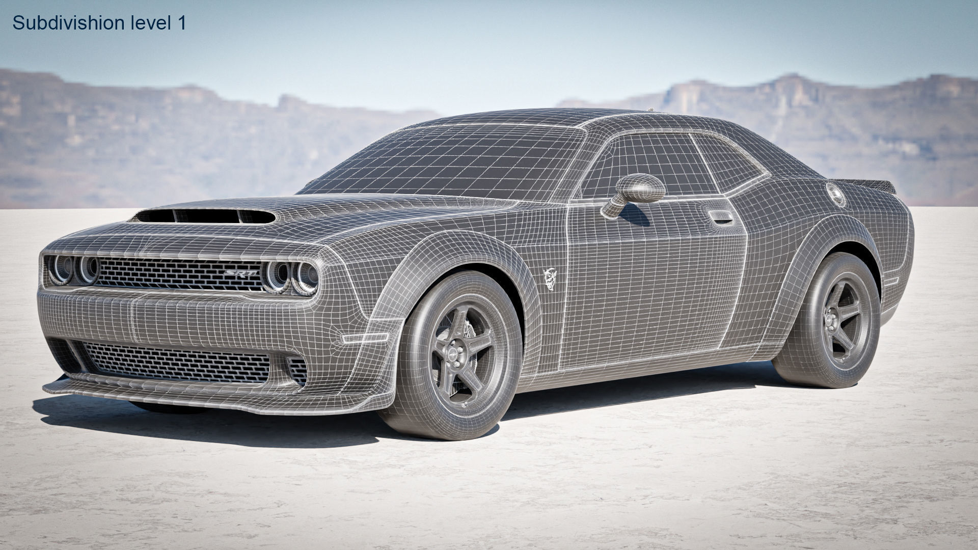 Dodge Demon 2022 3D model_28