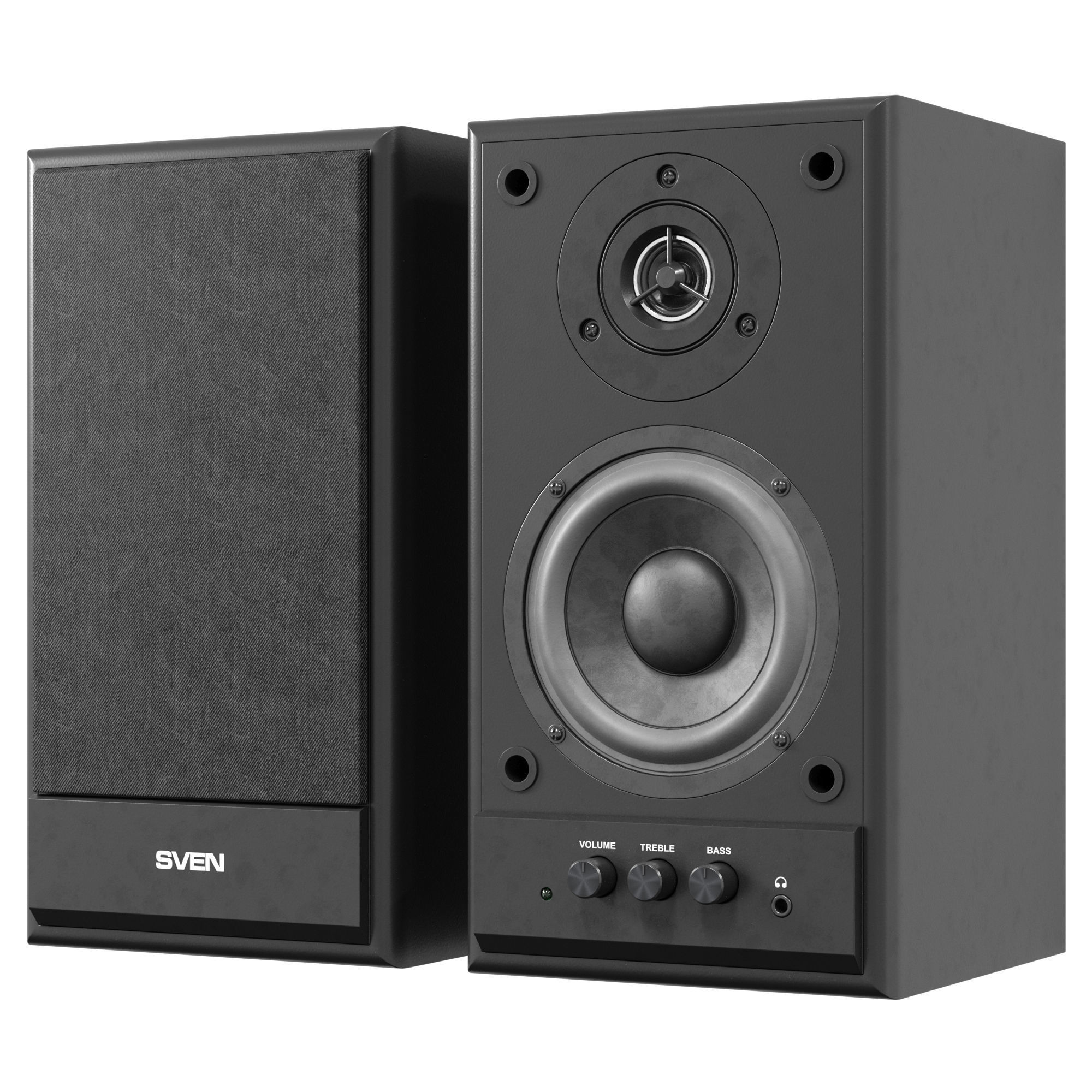 Musical columns Sven SPS-702 Walnut 3D model_2