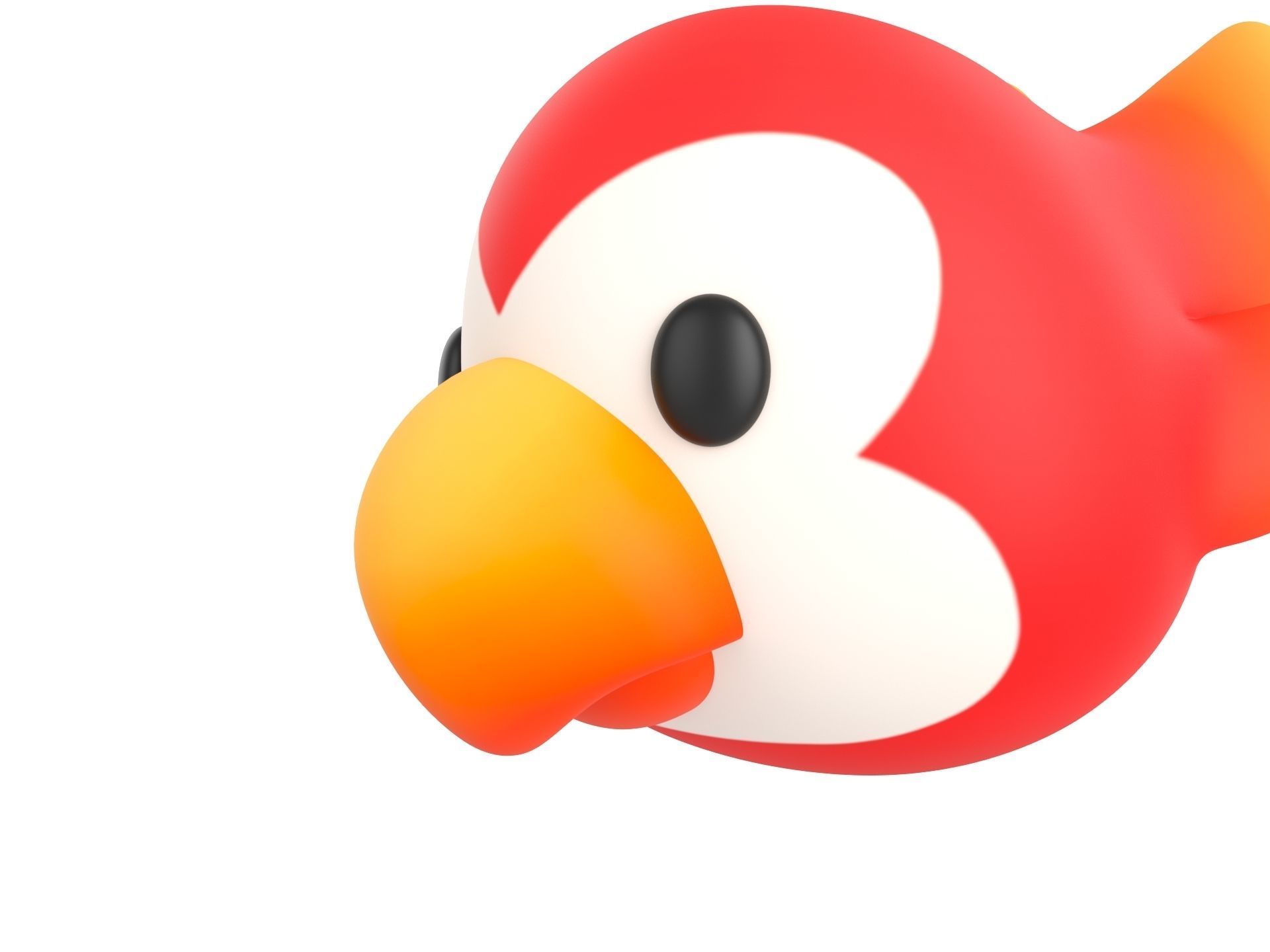 Prop168 Parrot Head 3D model_8