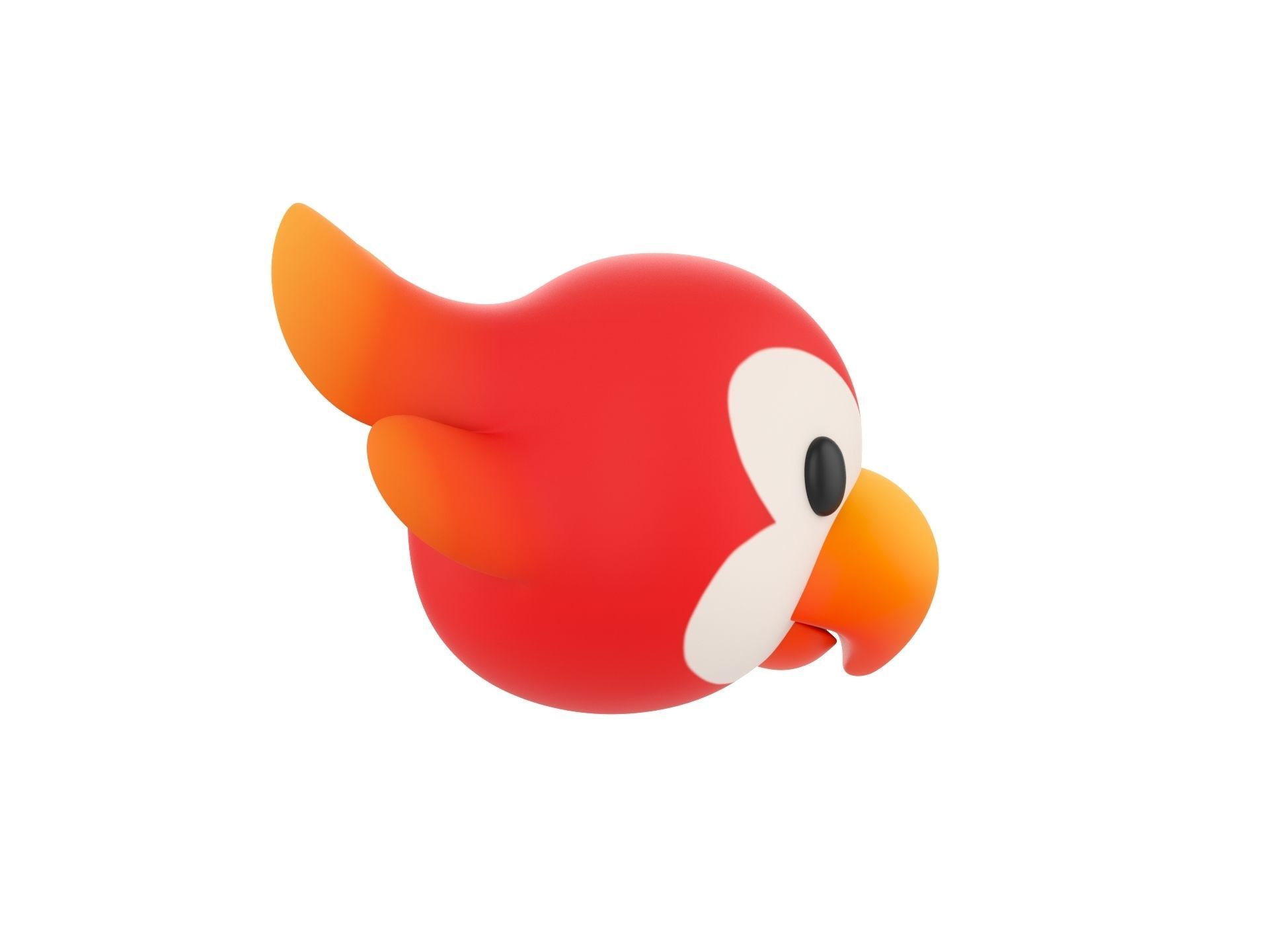 Prop168 Parrot Head 3D model_3