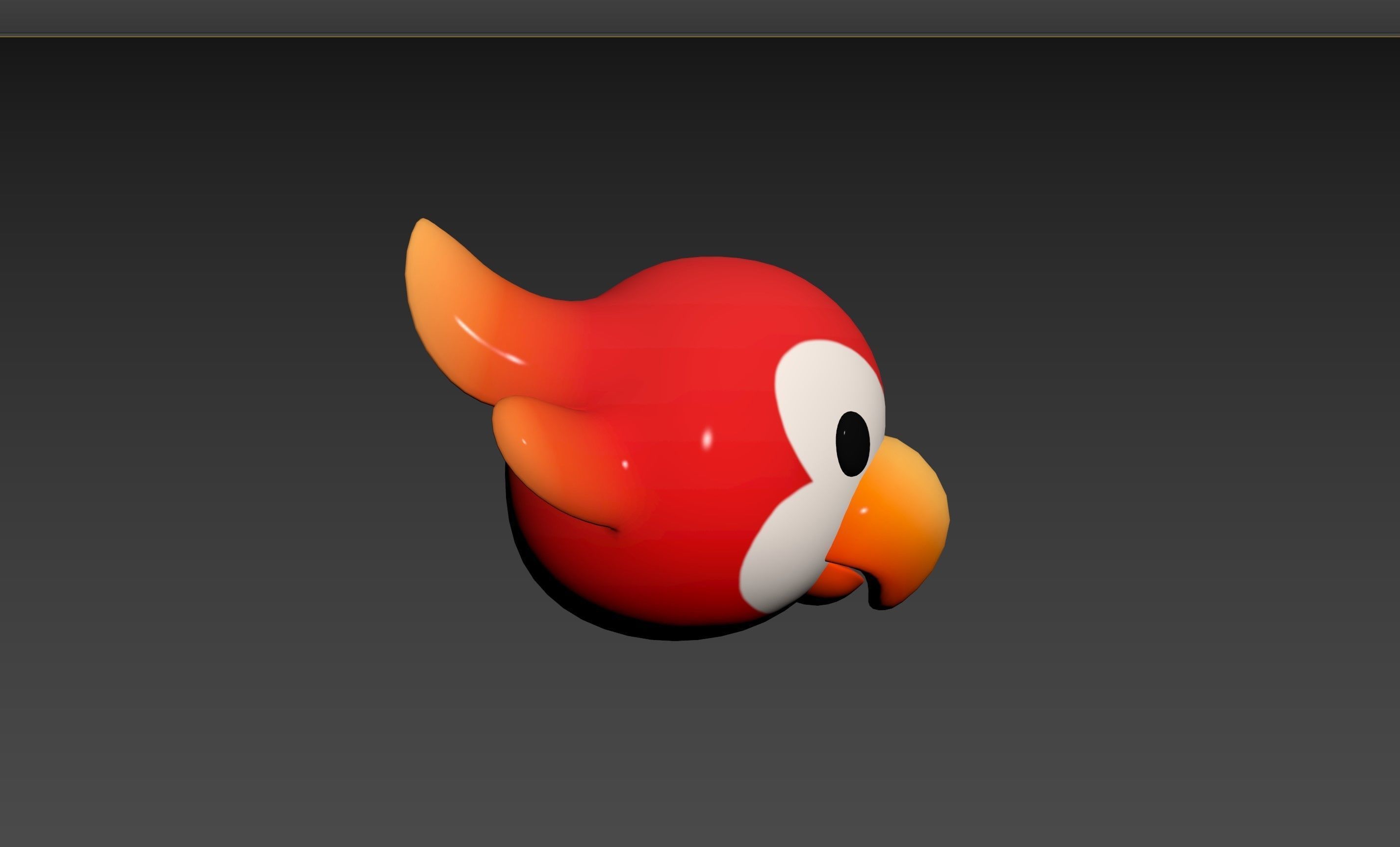 Prop168 Parrot Head 3D model_16