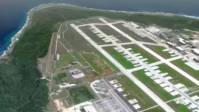 Anderson Airbase Guam 3D model