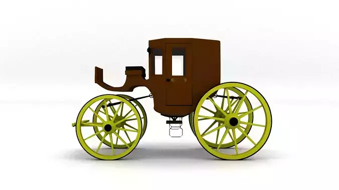 Stage Coach 3D model