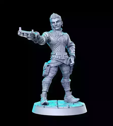 Balthier Final Fantasy 32mm Pre-supported