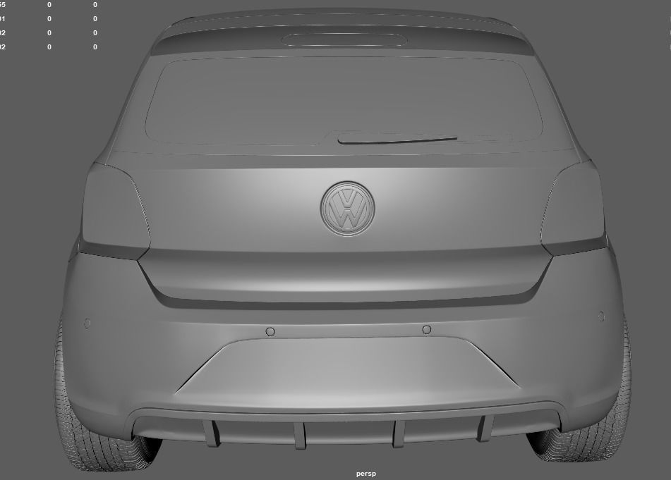 CAR  POLO GT 3D model_6