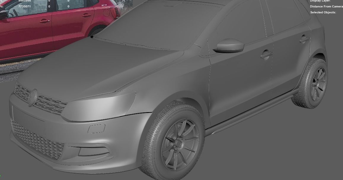 CAR  POLO GT 3D model_3