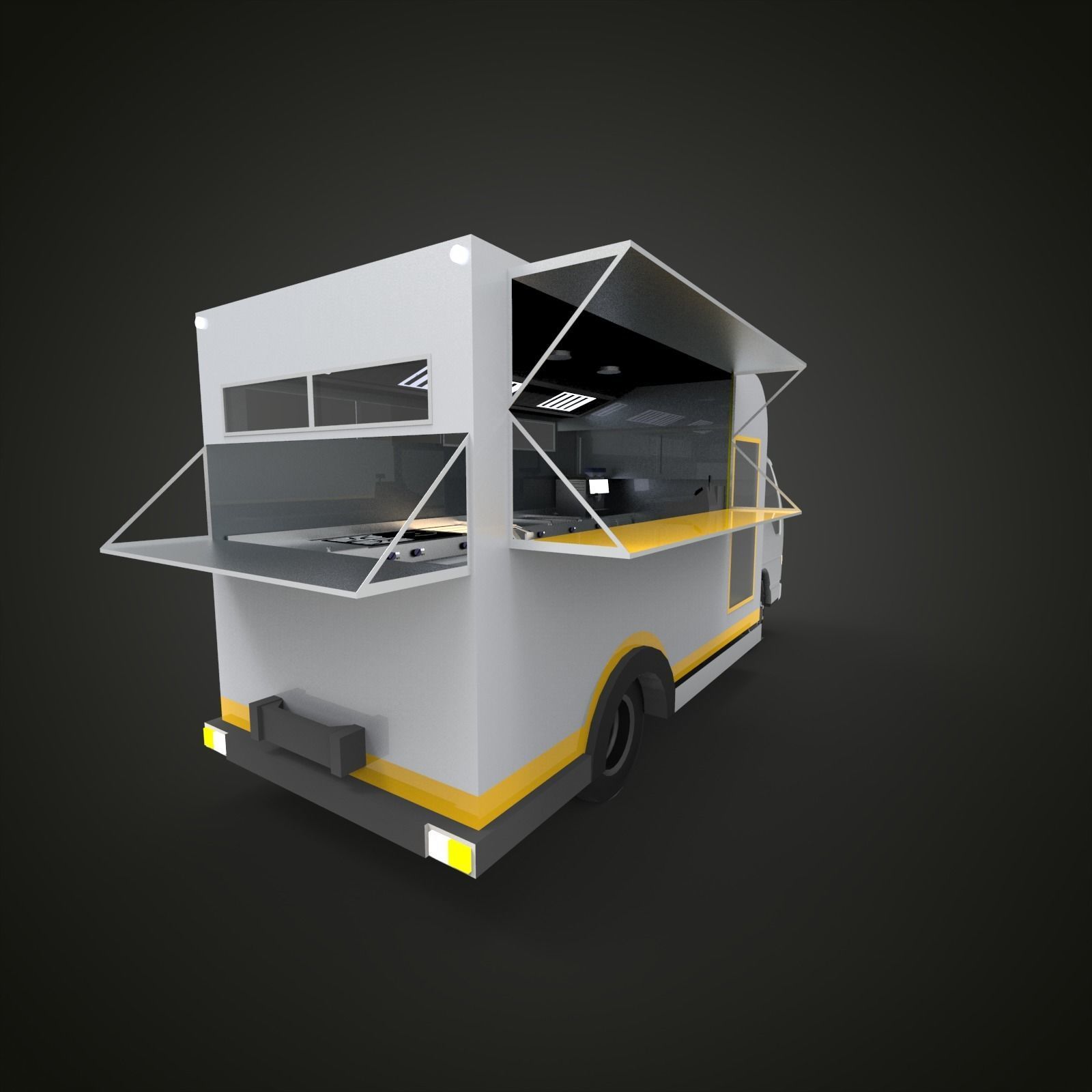 FOOD TRUCK 3D model | CGTrader