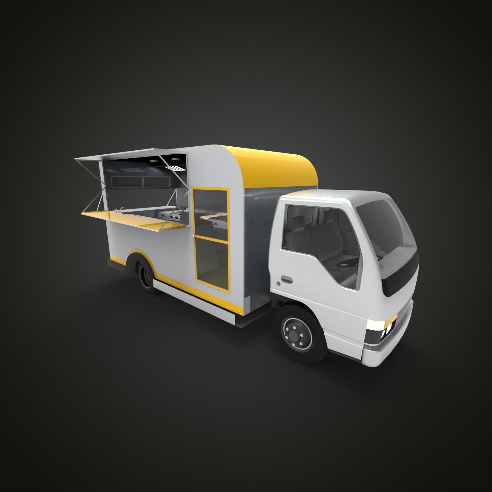 FOOD TRUCK 3D model_8
