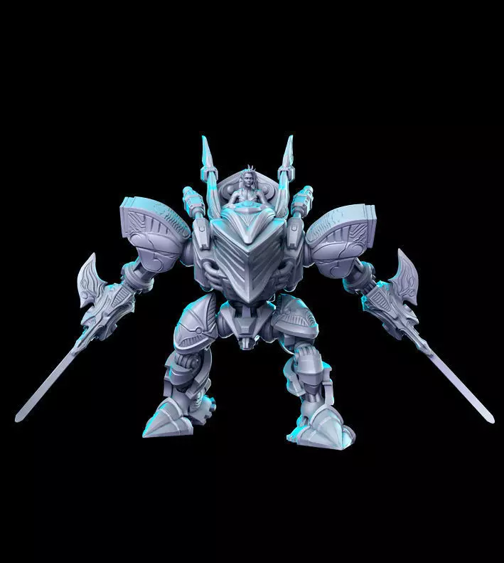 The Crimson Mare Final Fantasy 32mm Pre-supported 3D print model_0