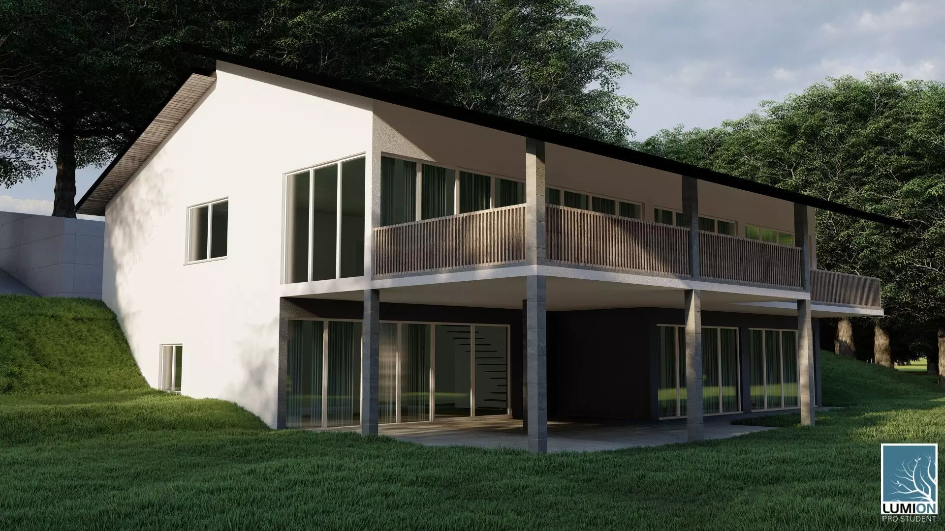 Modern House 12 3D model_0