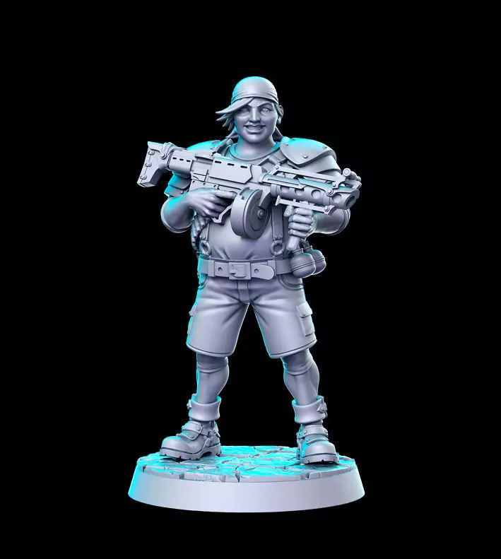 Wedge Final Fantasy 32mm Pre-supported 3D print model_0