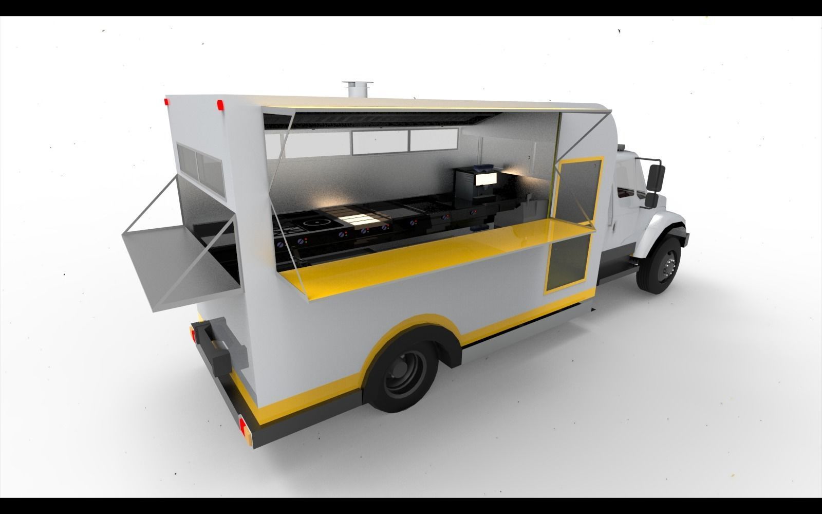 Food Truck 3D model_9