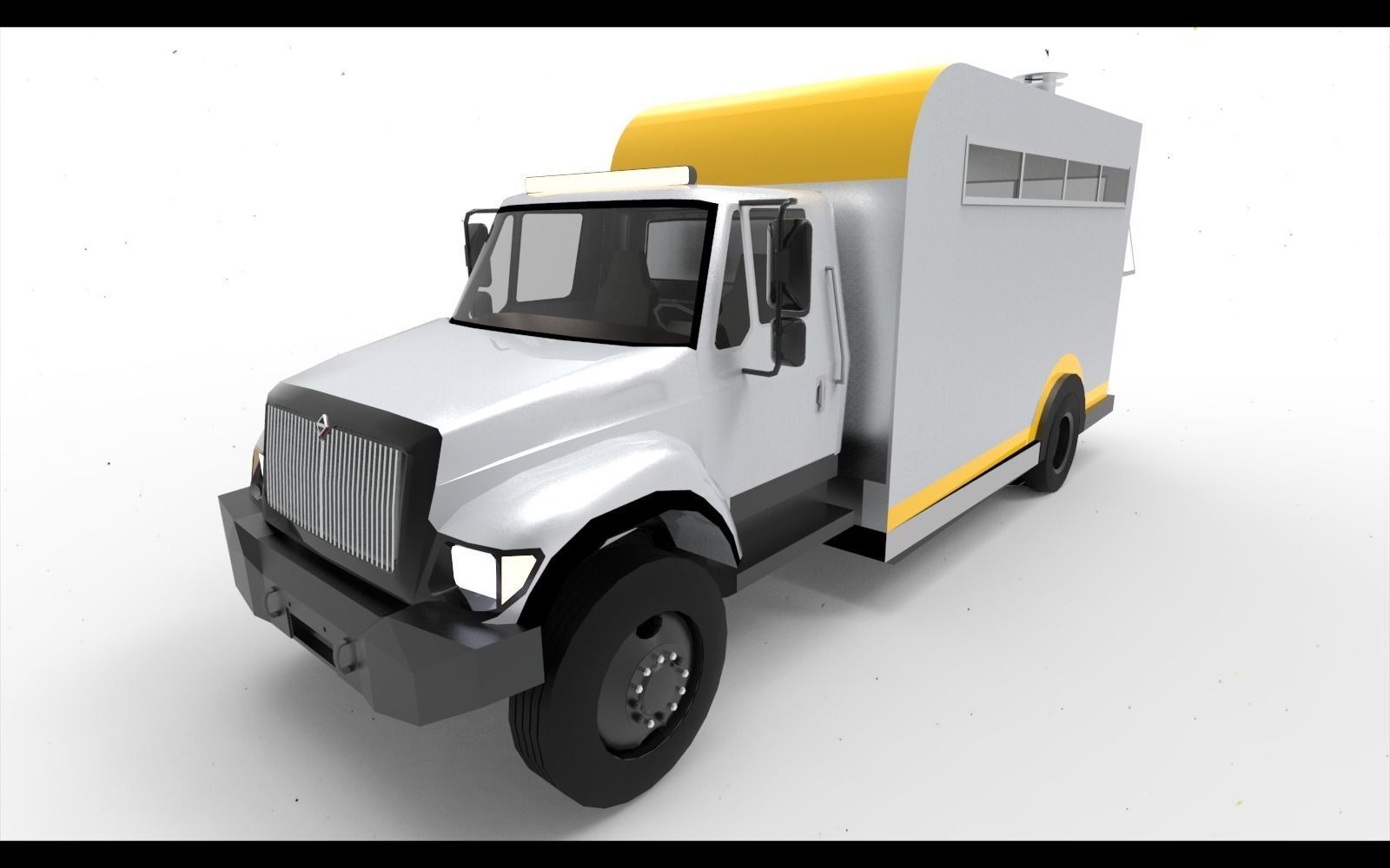 Food Truck 3D model_12