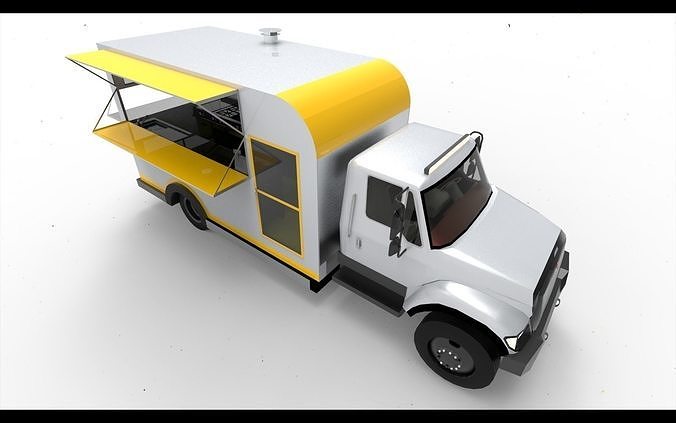 Food Truck  3D model 3
