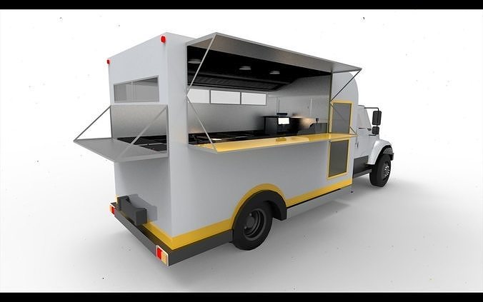 Food Truck  3D model 2