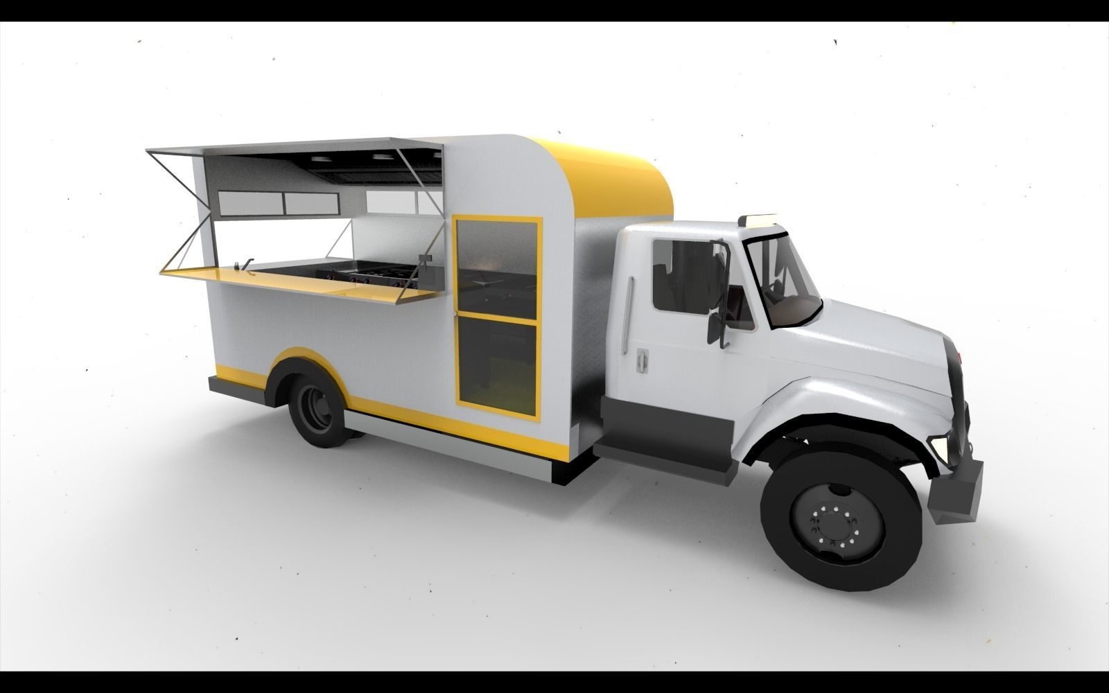 Food Truck 3D model_13