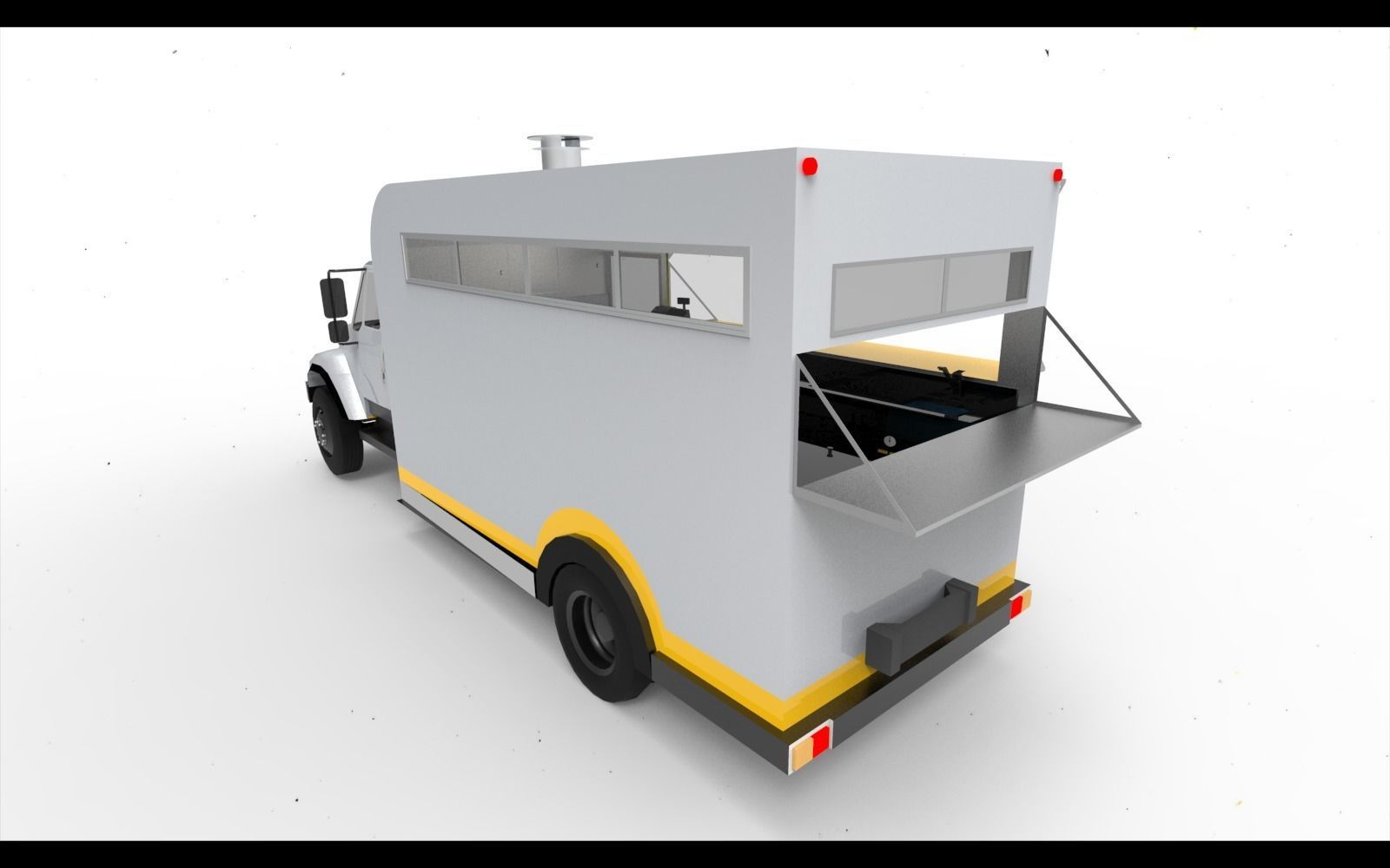 Food Truck 3D model_11