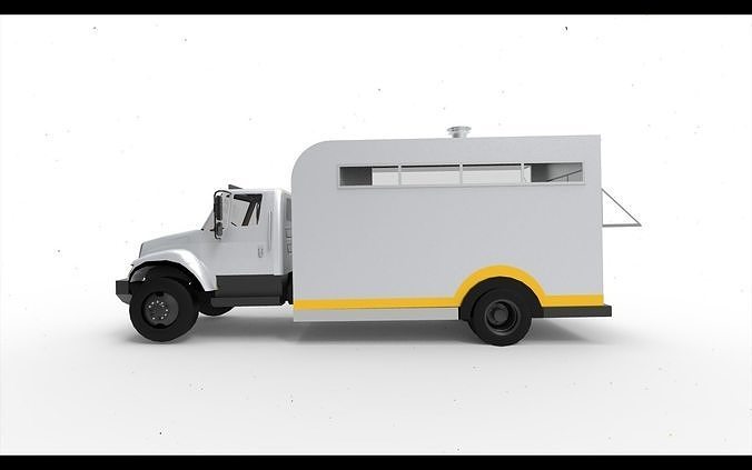 Food Truck  3D model 7